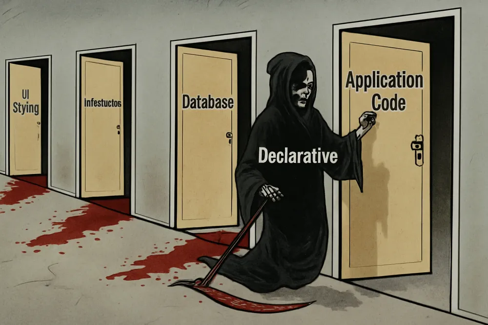 The declarative Grim Reaper is coming for Application Code